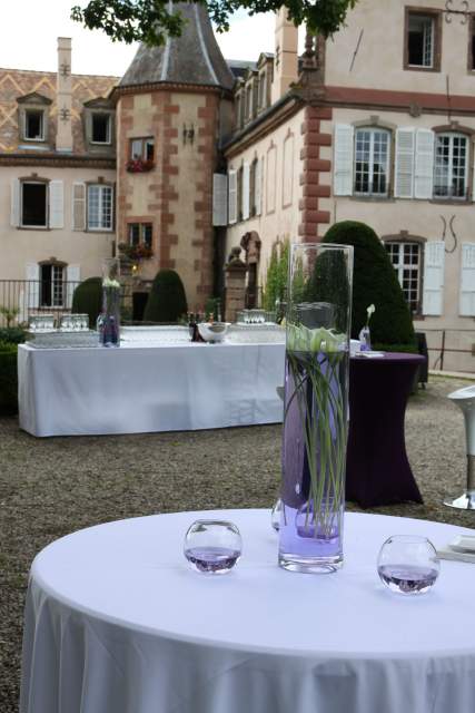 Traiteur pour Mariage à Strasbourg - Table extérieur Evènement -  Effervescence